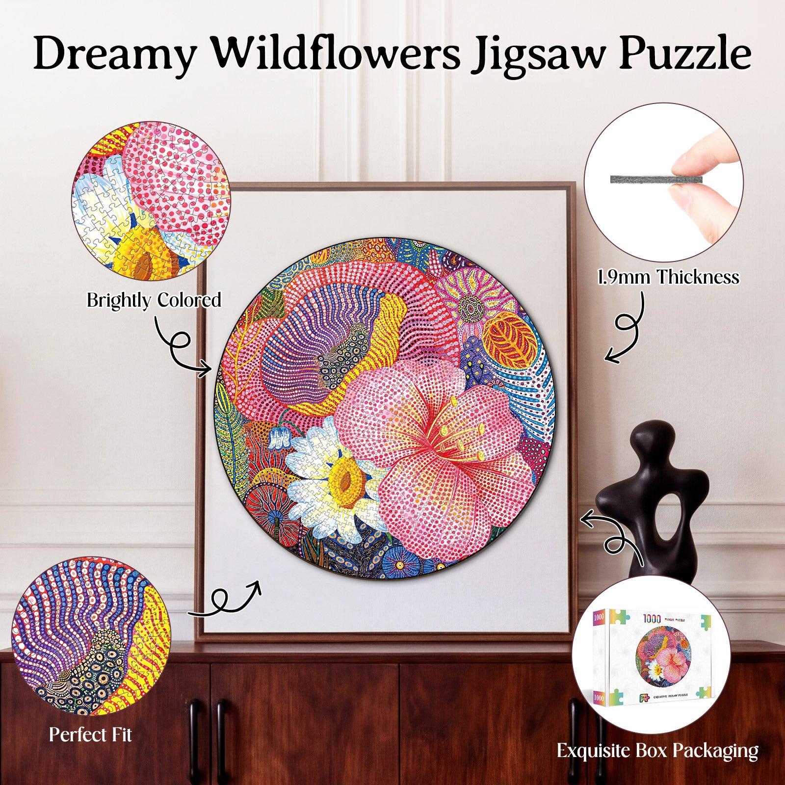 kaayee-cardboard-puzzle-dreamy-wildflowers-1000-teile-eco-white-board image 3