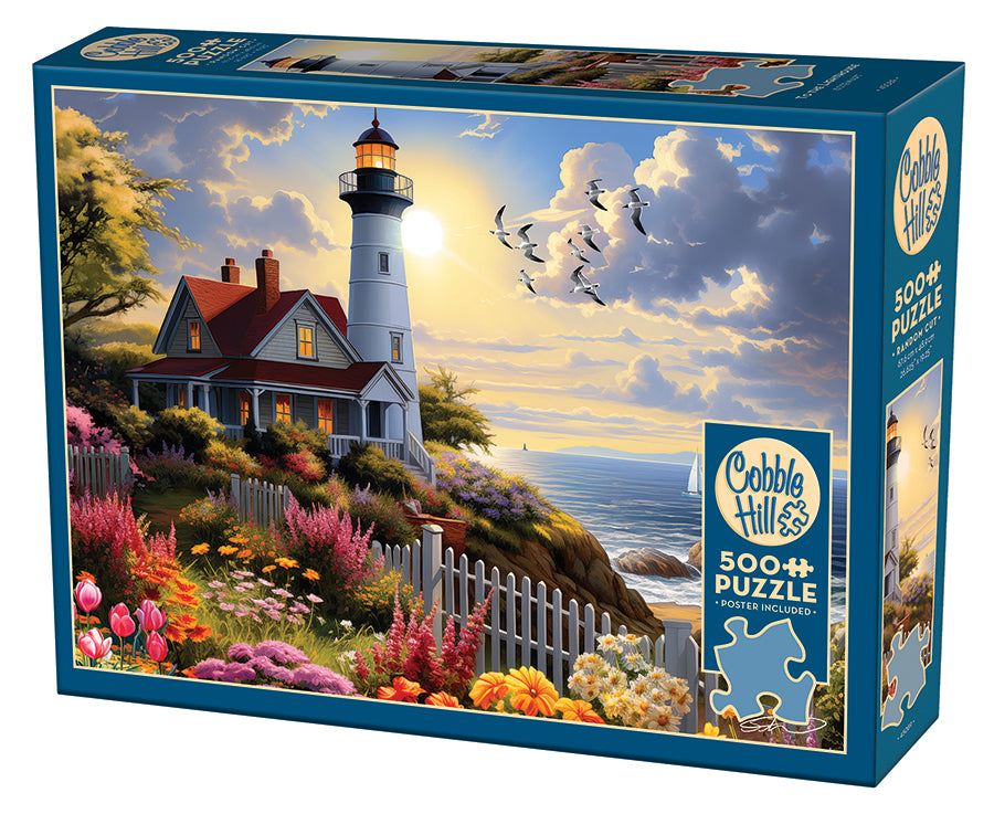 cobble-hill-to-the-lighthouse-500-teile-puzzle-meer image 1