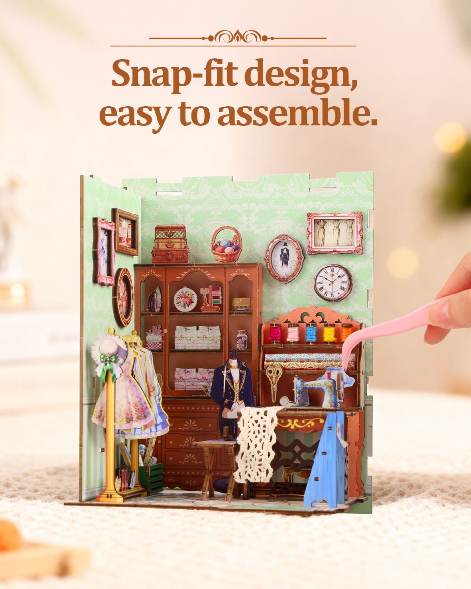 kaayee-book-nook-kit-minnie-s-tailor-shop-book-nook-bausatz-3d image 7