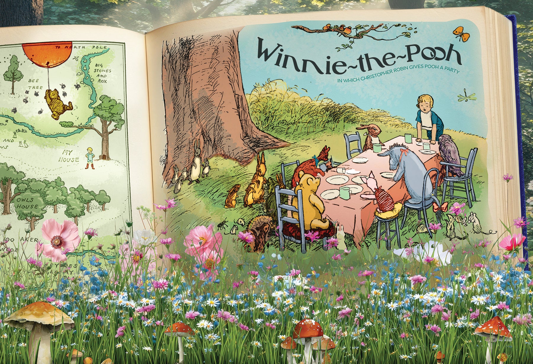 cobble-hill-100-piece-once-upon-a-time-winnie-the-pooh-puzzle image 2