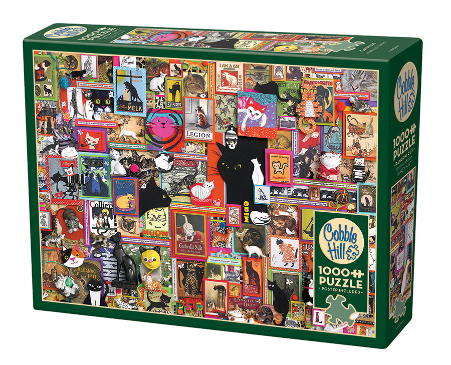 cobble-hill-1000-catsville-puzzle-1000-teile-katzen image 1