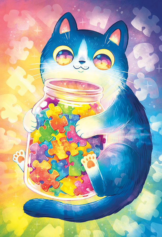 cobble-hill-100-piece-mine-puzzle-100-teile-katze image 2