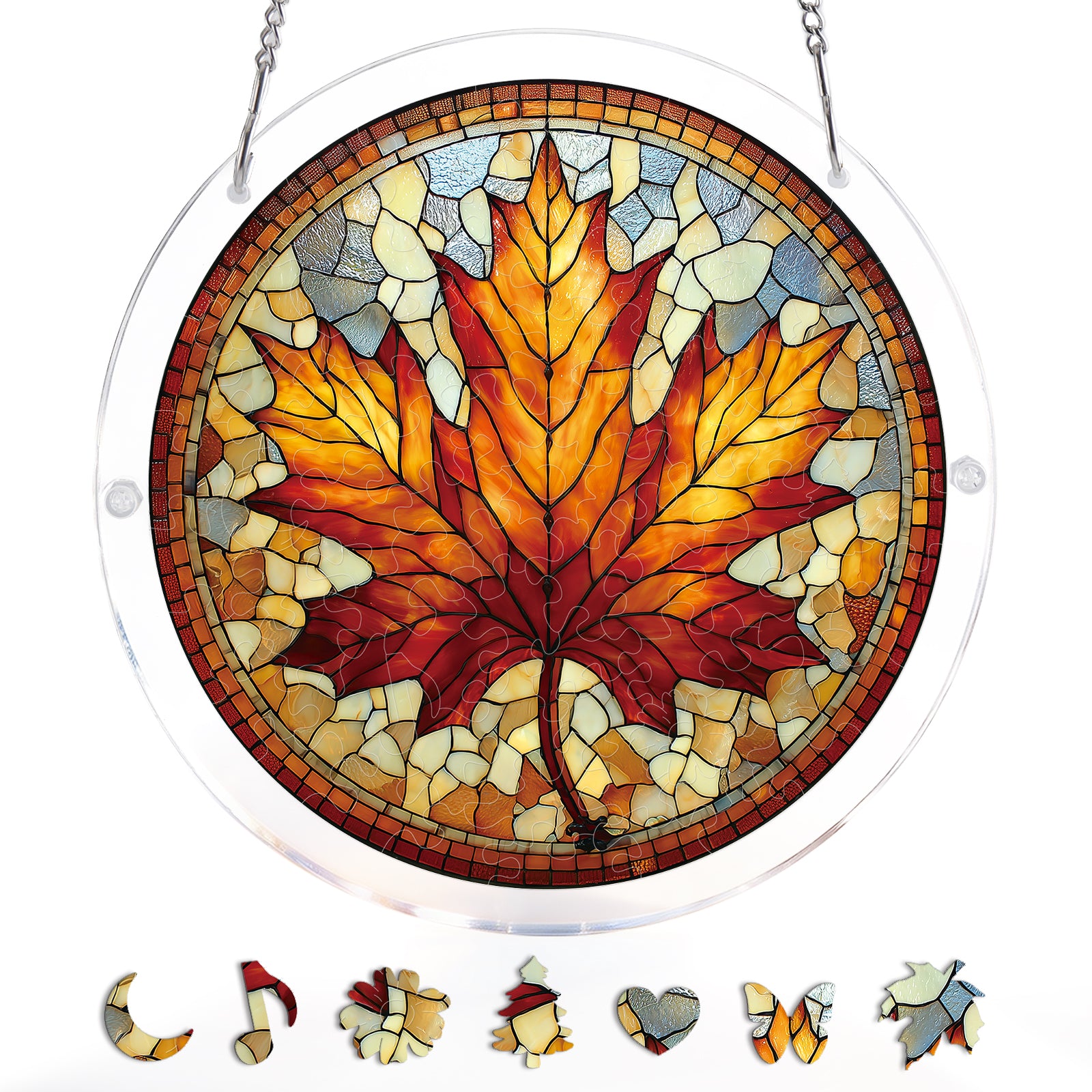 kaayee-suncatcher-puzzle-maple-light-fensterbild-medium-ahorn image 3