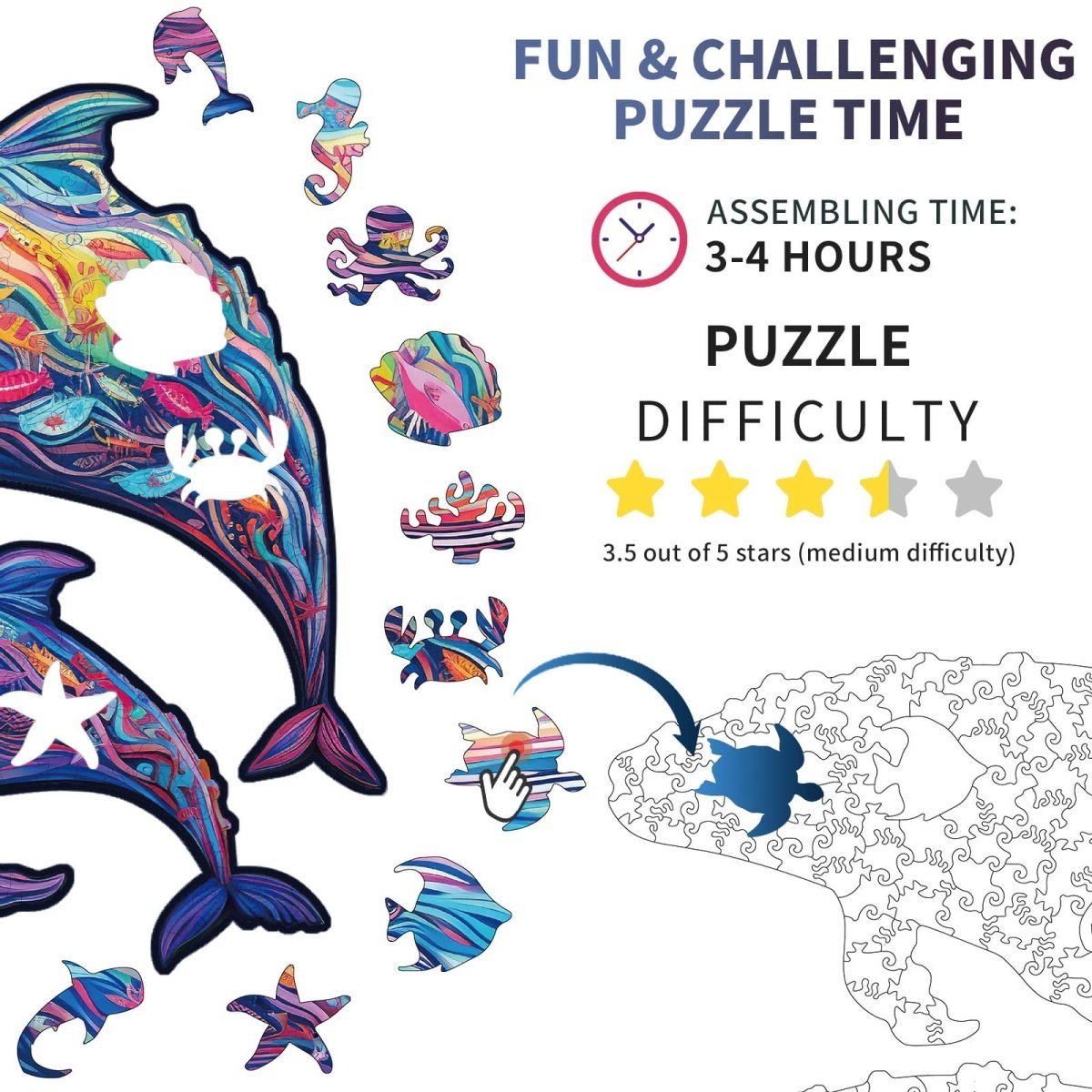 kaayee-wooden-puzzle-parent-child-whale-holzpuzzle-medium-wale image 4