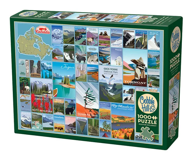 cobble-hill-national-parks-of-canada-1000-teile-puzzle-reise image 1