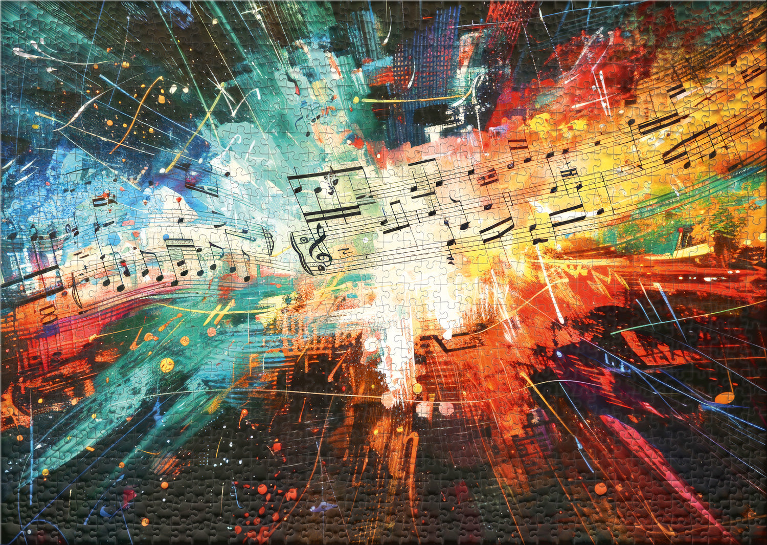 ulmer-puzzleschmiede-superhit-puzzle-1000-teile-musik image 2