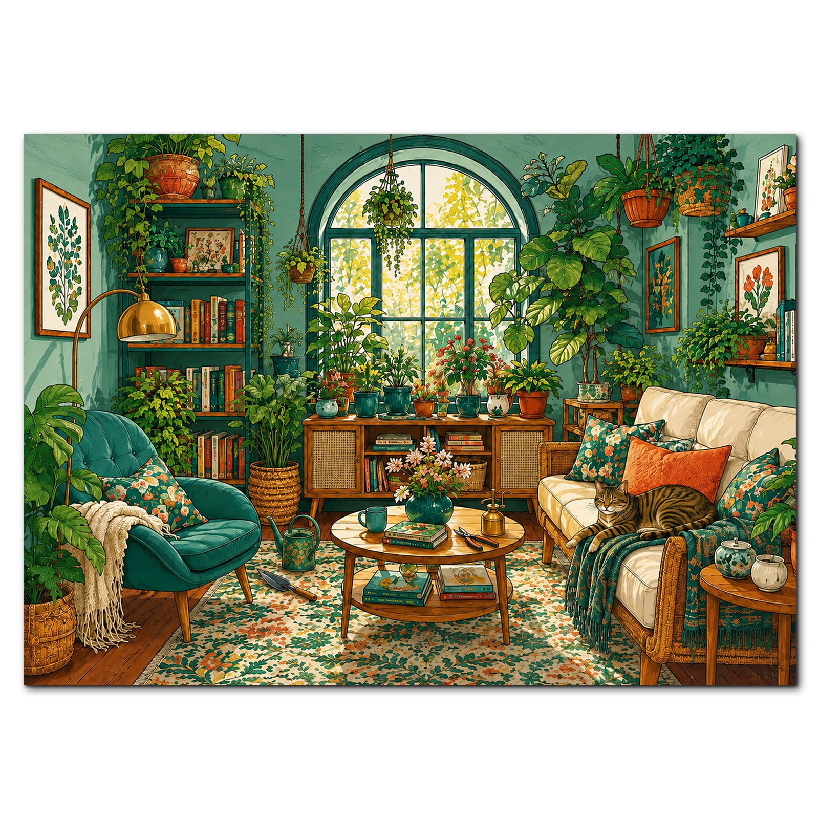 kaayee-cardboard-puzzle-plant-parent-room-500-teile-eco image 1