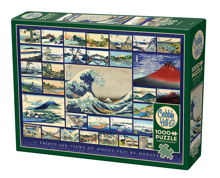 cobble-hill-1000-piece-hokusai-puzzle-1000-teile-japan-kunst image 1