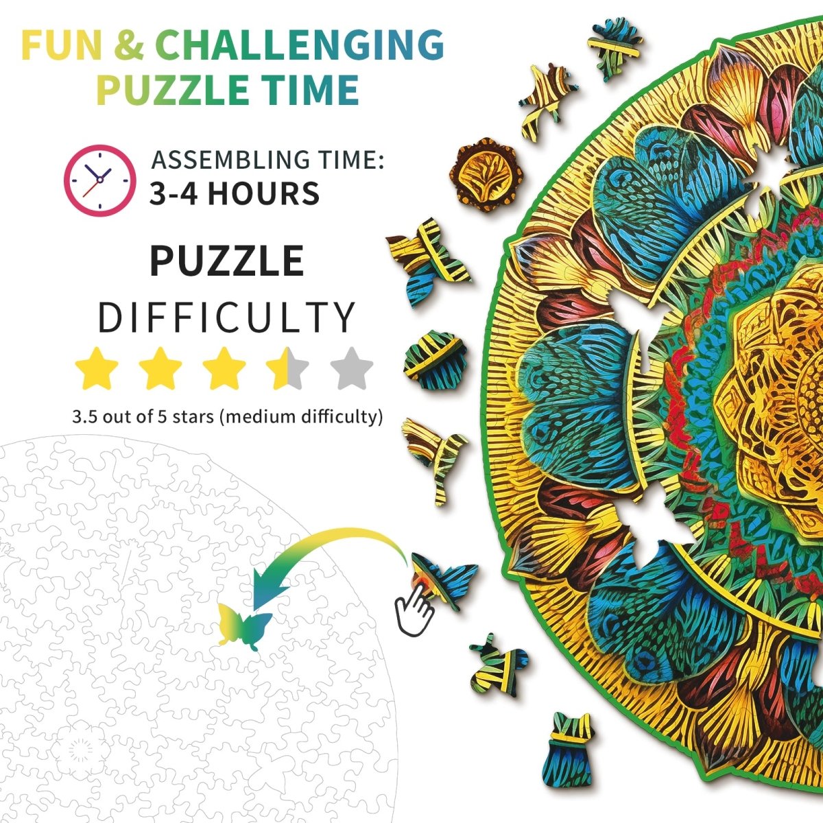kaayee-vintage-mandala-holzpuzzle-medium-bunt image 4