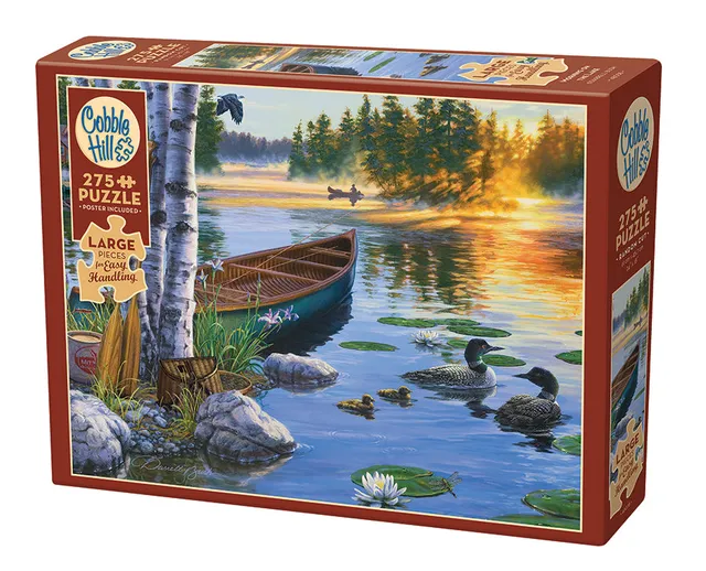 cobble-hill-easy-handling-275-morning-on-the-lake-puzzle-275-teile image 1
