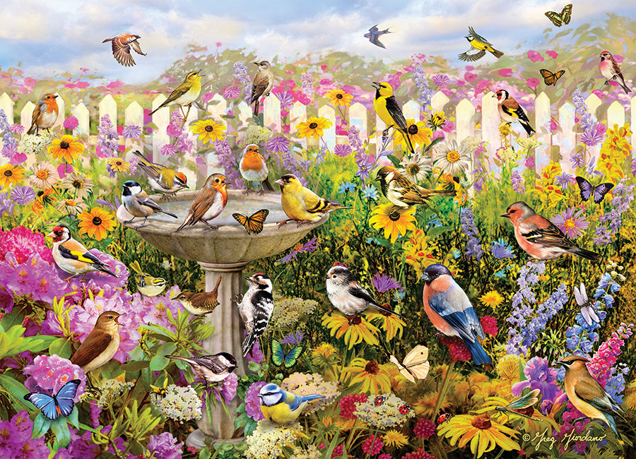 cobble-hill-1000-piece-backyard-bird-bath-puzzle-1000-teile-v-gel image 2