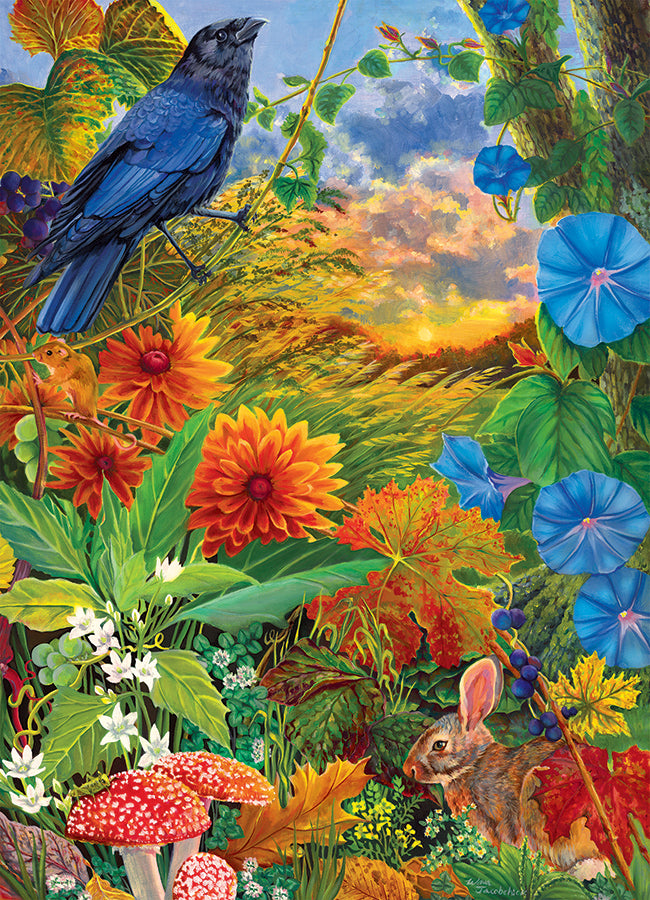 cobble-hill-woodland-gathering-1000-teile-puzzle-waldtiere image 2