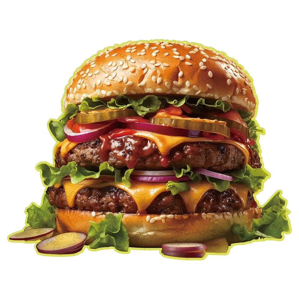 kaayee-wooden-hamburger-holzpuzzle-medium-ca-110-teile-burger image 1