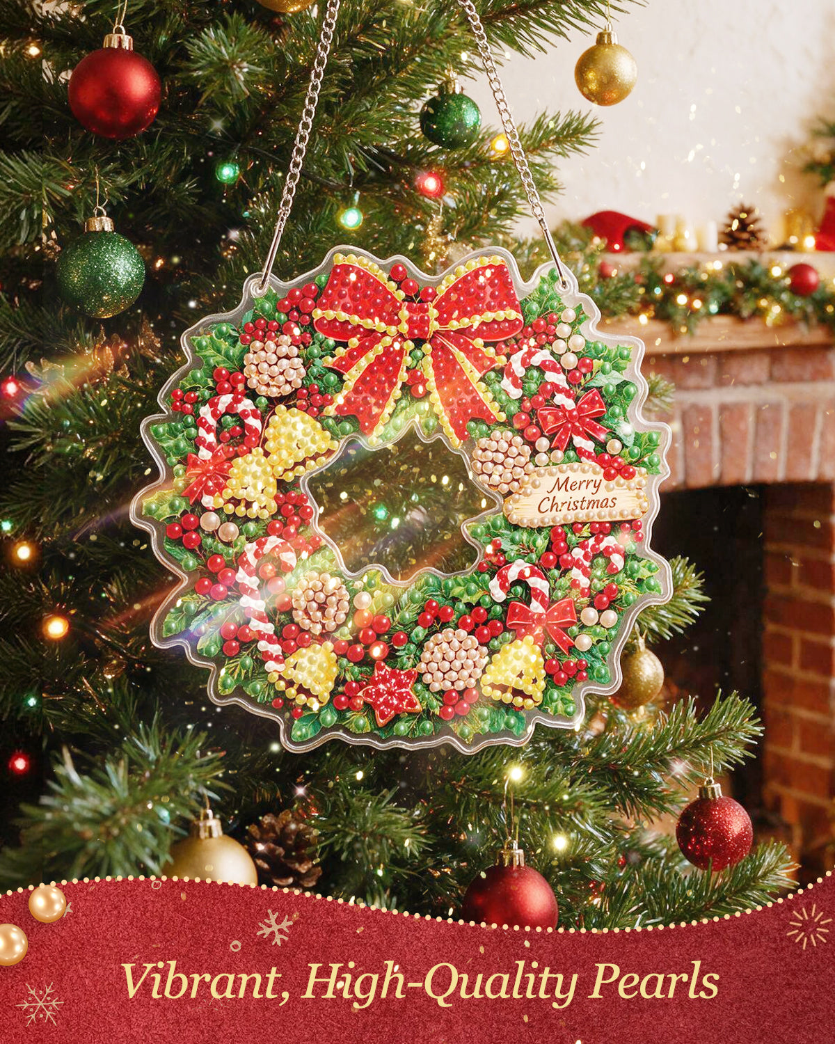 kaayee-suncatcher-christmas-wreath-bastelset-20-cm-kranz image 2