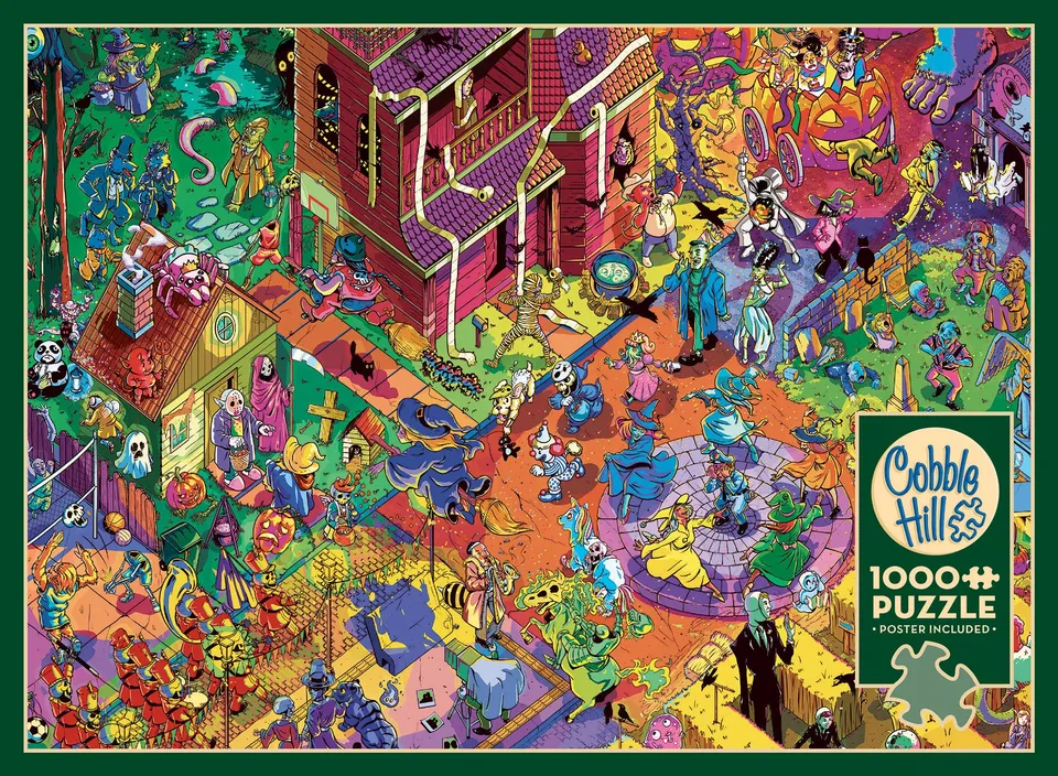 cobble-hill-1000-piece-all-hallows-eve-puzzle-1000-teile-halloween image 1