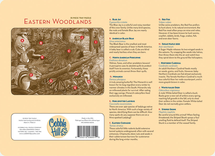 cobble-hill-tray-puzzles-eastern-woodlands-puzzle-35-teile-kinder image 3