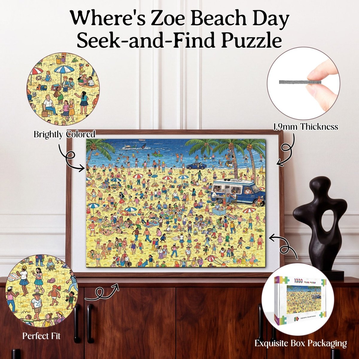 kaayee-where-s-zoe-beach-day-1000-teile-puzzle-eco-white-board image 4