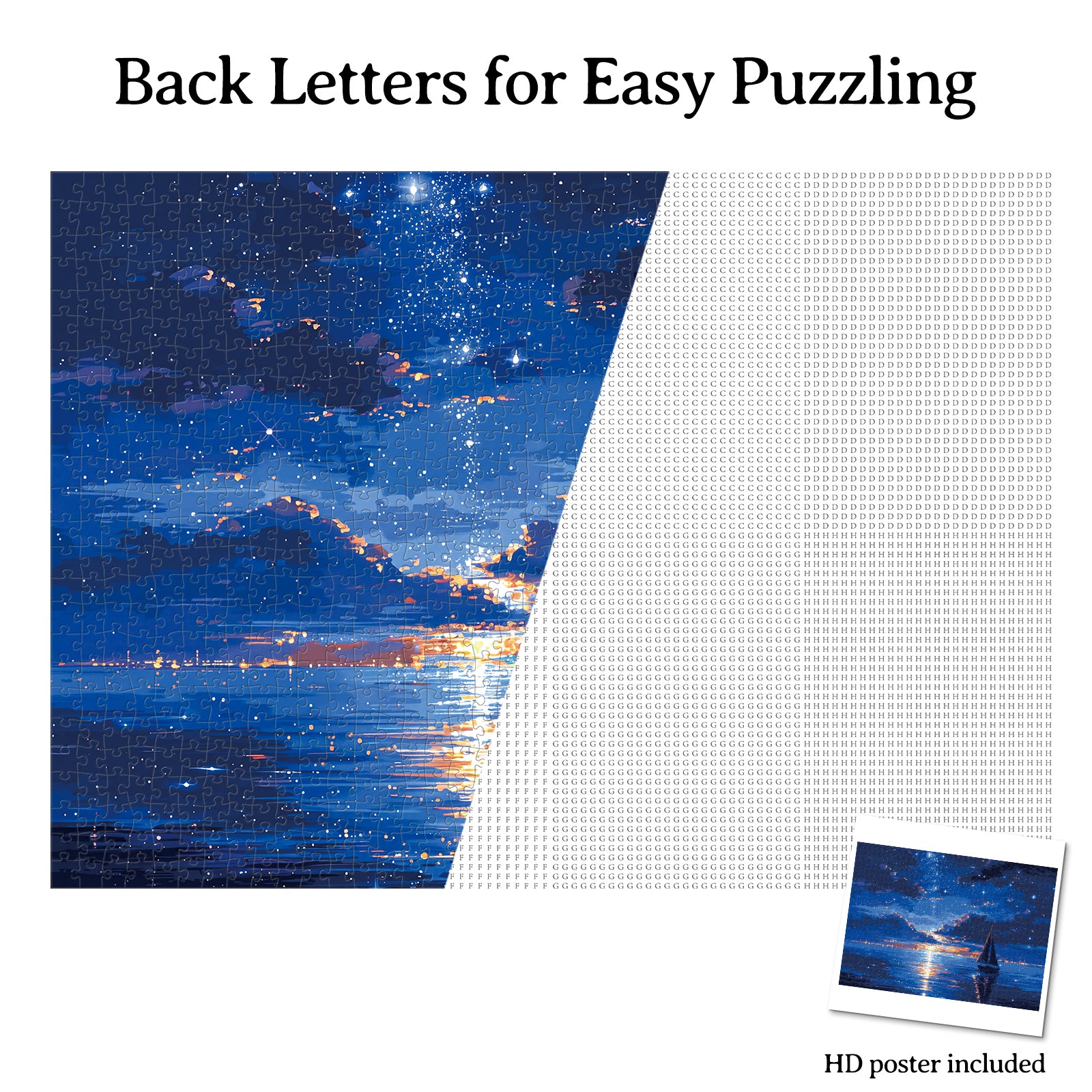 kaayee-1000-teile-puzzle-moonlit-seascape-eco-white-board image 8