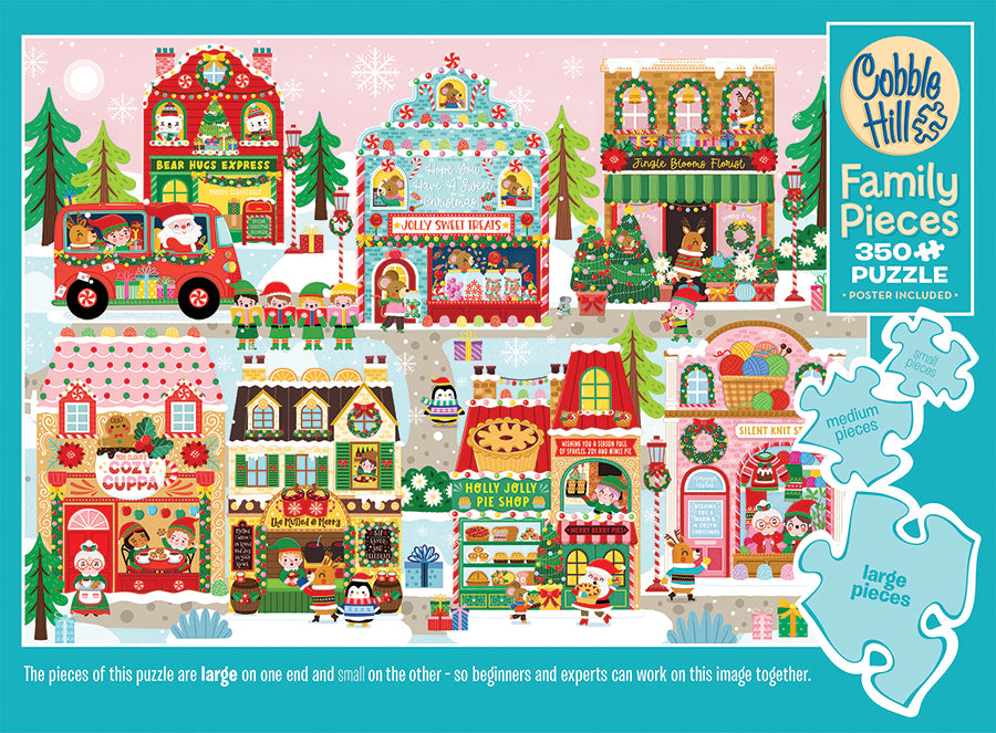 cobble-hill-family-pieces-350-tinsel-town-puzzle-weihnacht image 5