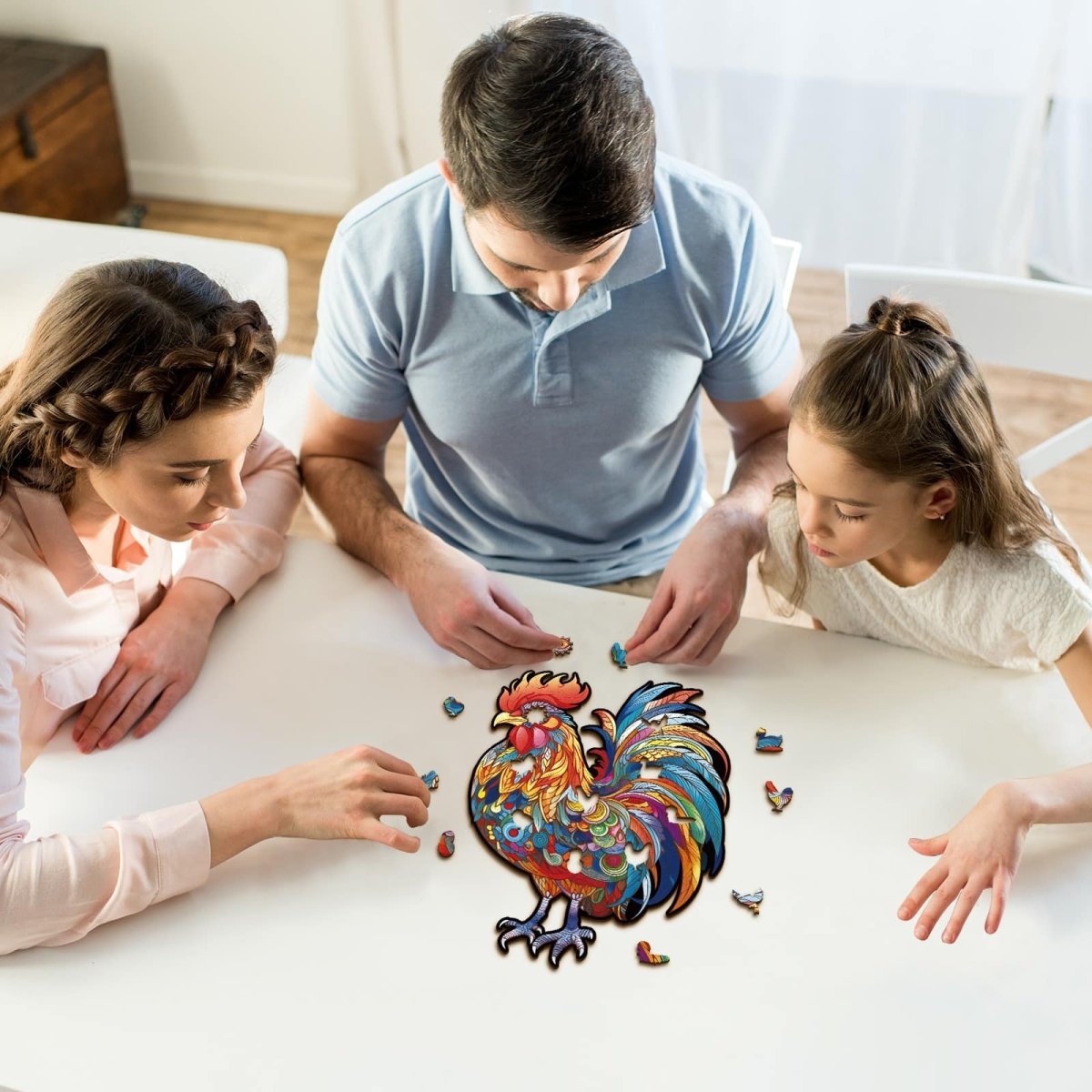 kaayee-majestic-cock-holzpuzzle-small-mit-hahn-motiv image 6