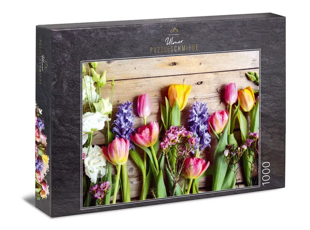 ulmer-puzzleschmiede-fr-hlingsboten-1000-teile-puzzle-blumen-vintage image 1