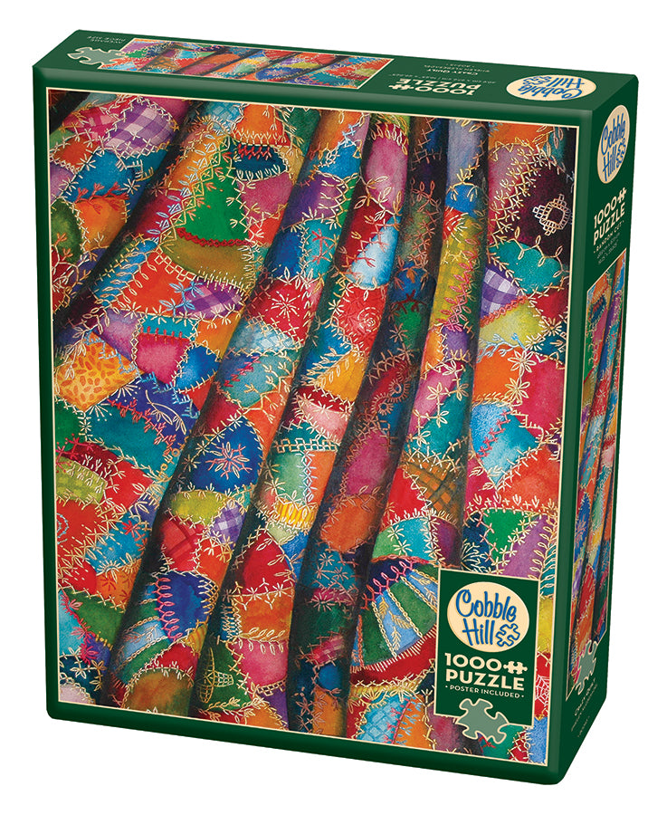 cobble-hill-crazy-quilt-1000-teile-puzzle-patchwork image 1