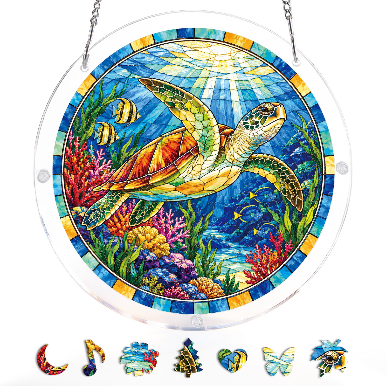 kaayee-ocean-turtle-suncatcher-fensterbild-medium image 3