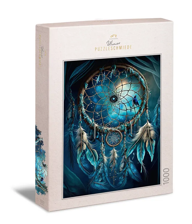 ulmer-puzzleschmiede-puzzle-1000-teile-indian-dreamcatcher-puzzle image 1