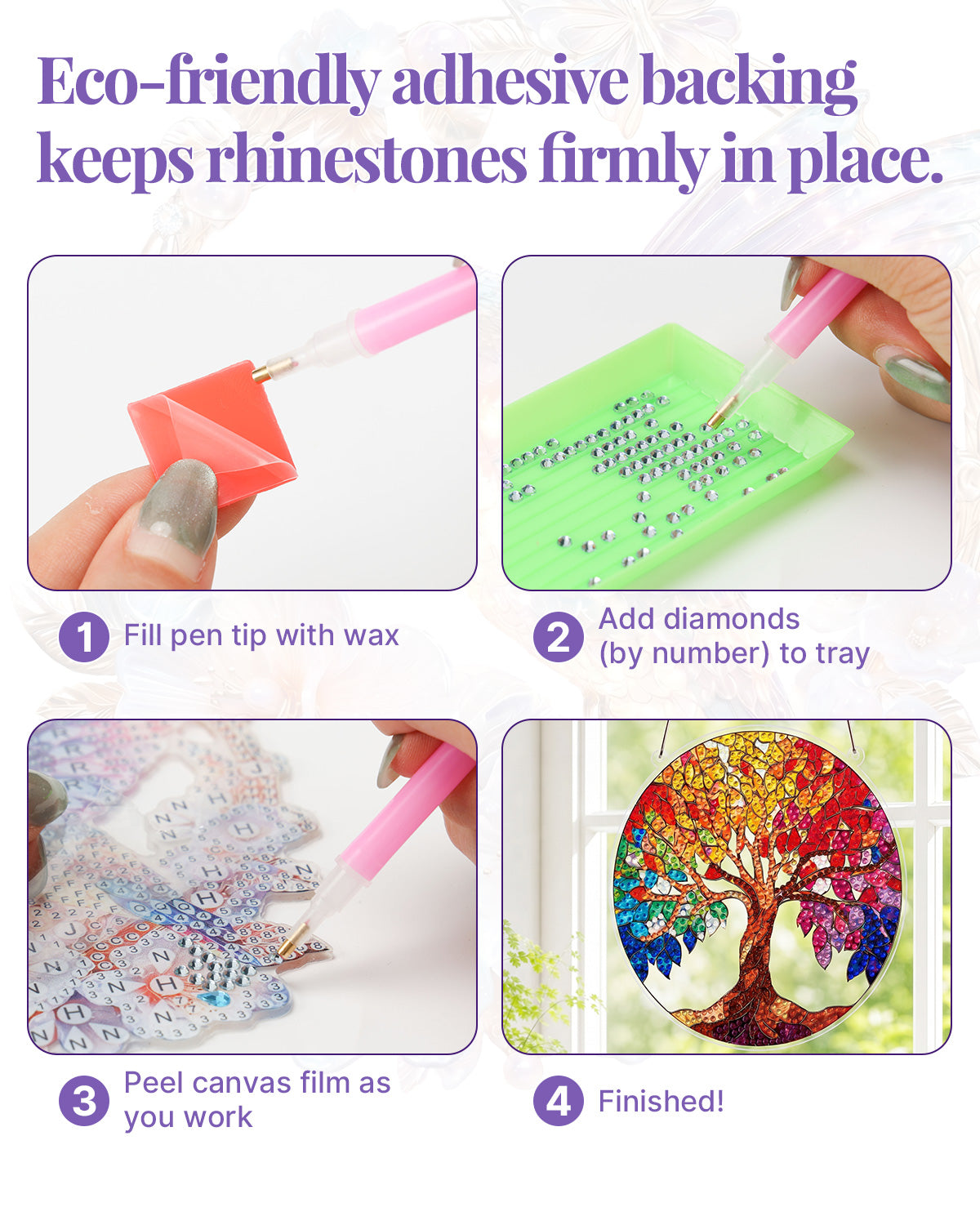 kaayee-suncatcher-puzzle-rainbow-tree-of-life-diy-kit image 6