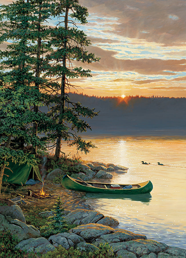 cobble-hill-500-canoe-lake-puzzle-500-teile-landschaft image 2