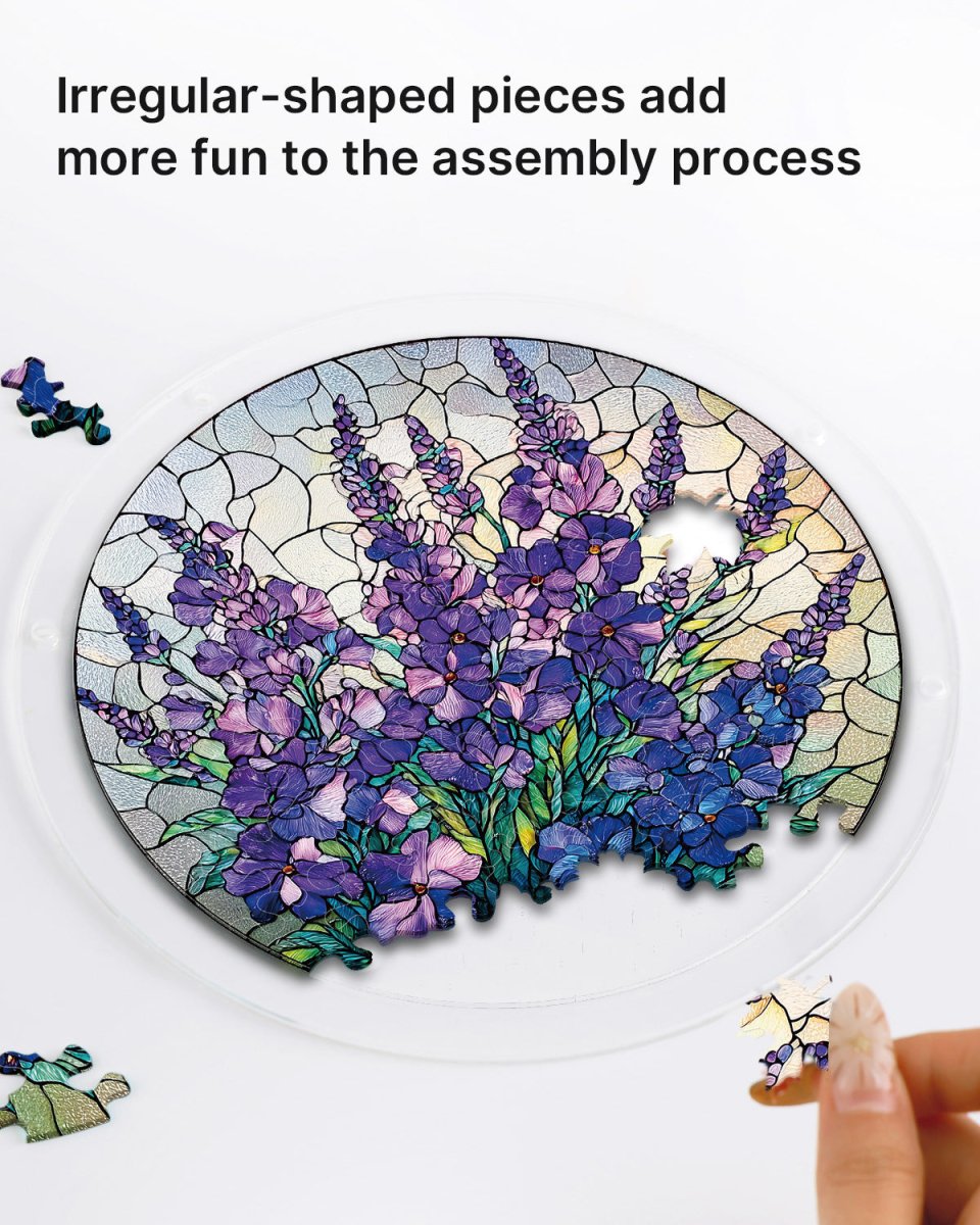kaayee-suncatcher-puzzle-violet-garden-grace-puzzle-small-acryl image 2