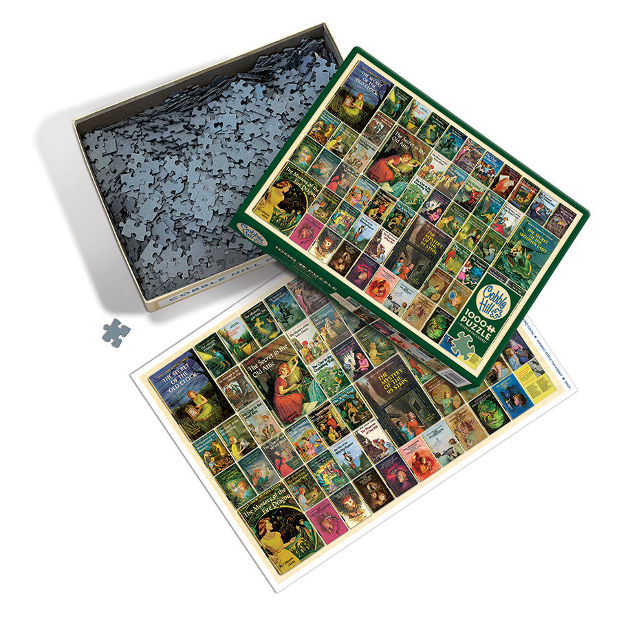 cobble-hill-1000-piece-nancy-drew-puzzle-1000-teile-vintage-collage image 3