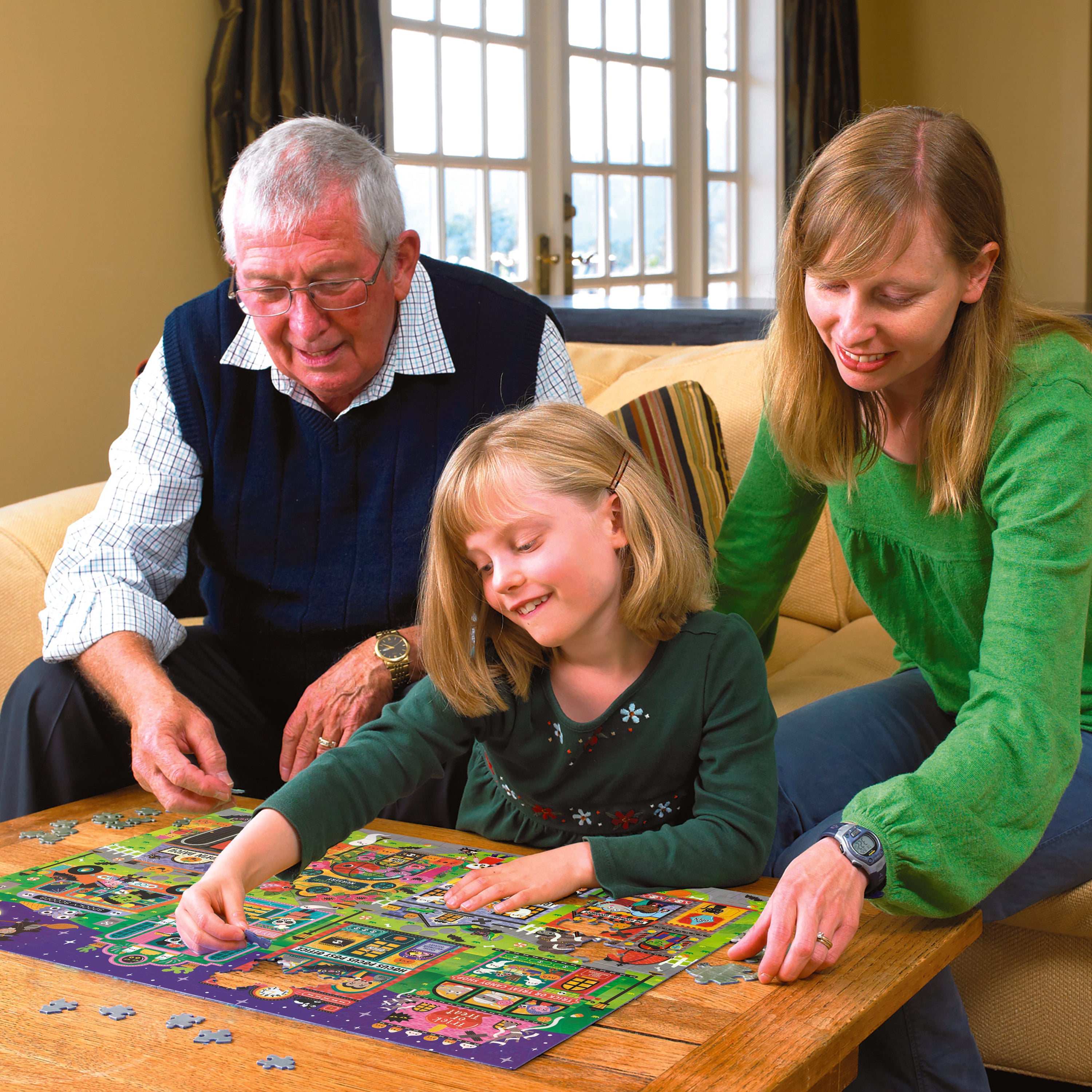 cobble-hill-family-350-boo-town-puzzle-350-teile-halloween image 4