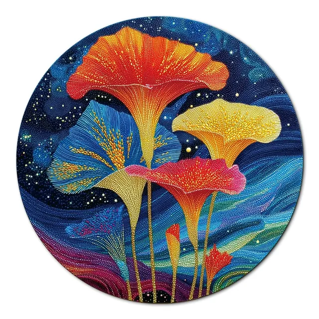 kaayee-cardboard-garden-luminous-bloom-1000-teile-standard image 1