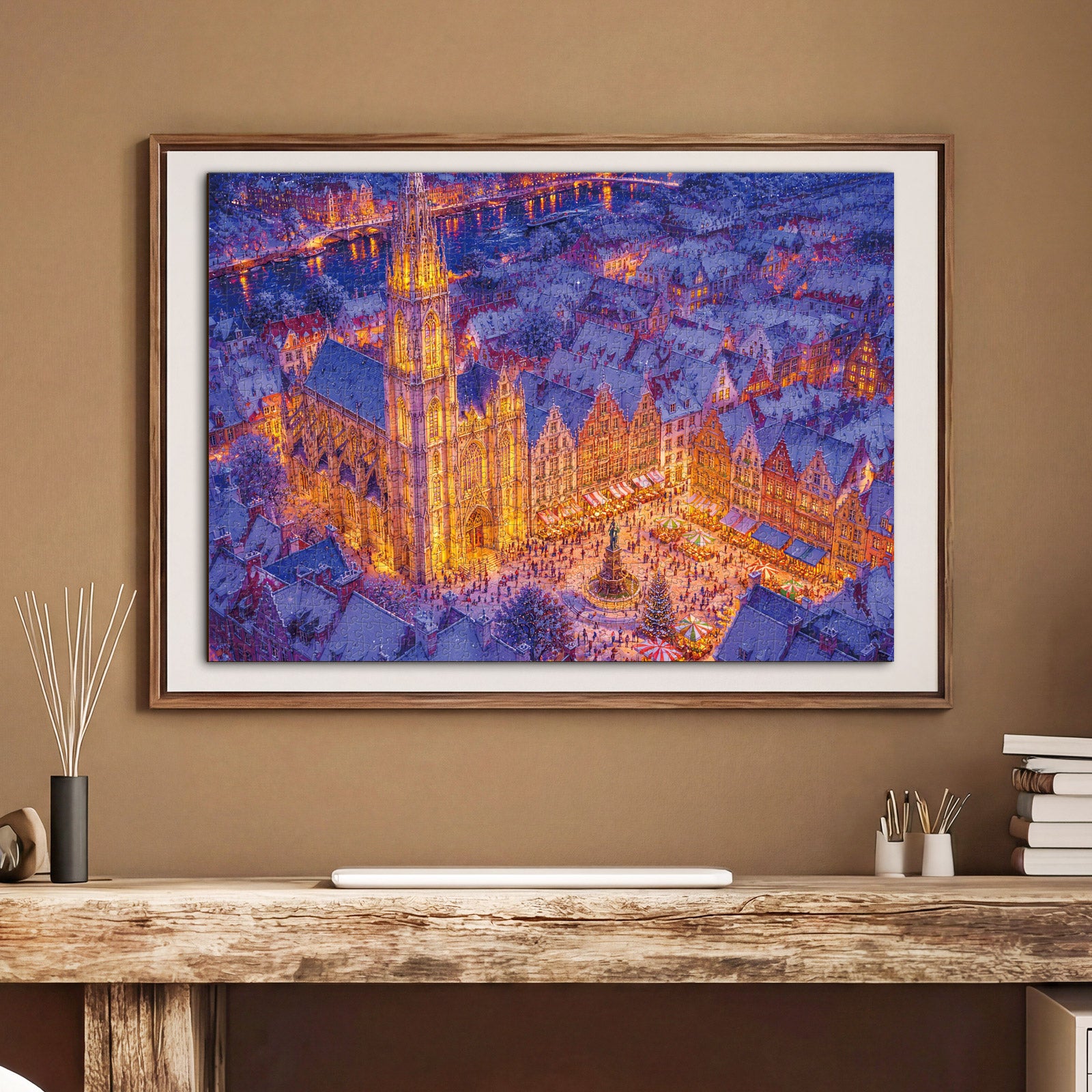 kaayee-cardboard-puzzle-old-town-stars-1000-teile-eco image 5