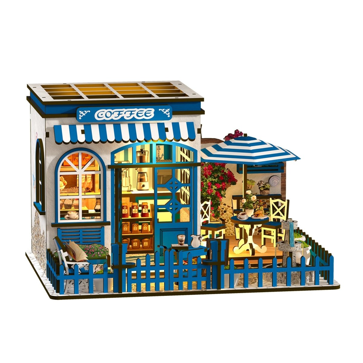 kaayee-miniature-house-santorini-sun-coffee-diy image 3