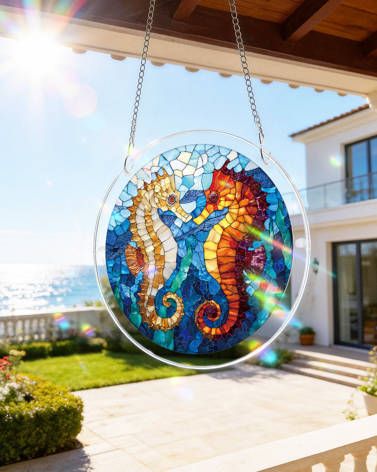 kaayee-suncatcher-puzzle-dreamy-seahorses-fensterbild-acryl image 8
