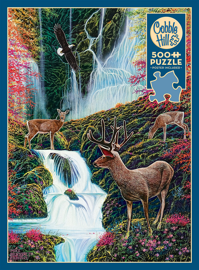 cobble-hill-500-piece-mystic-forest-puzzle-500-teile-tiere image 5