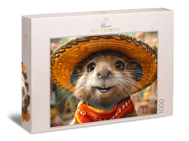 ulmer-puzzleschmiede-capybara-puzzle-1000-teile-tiere image 1