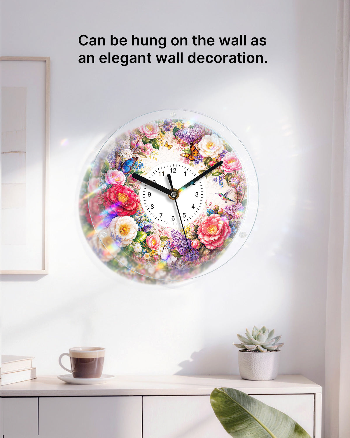 kaayee-clock-kit-enchanted-rose-garden-puzzle-uhr image 4
