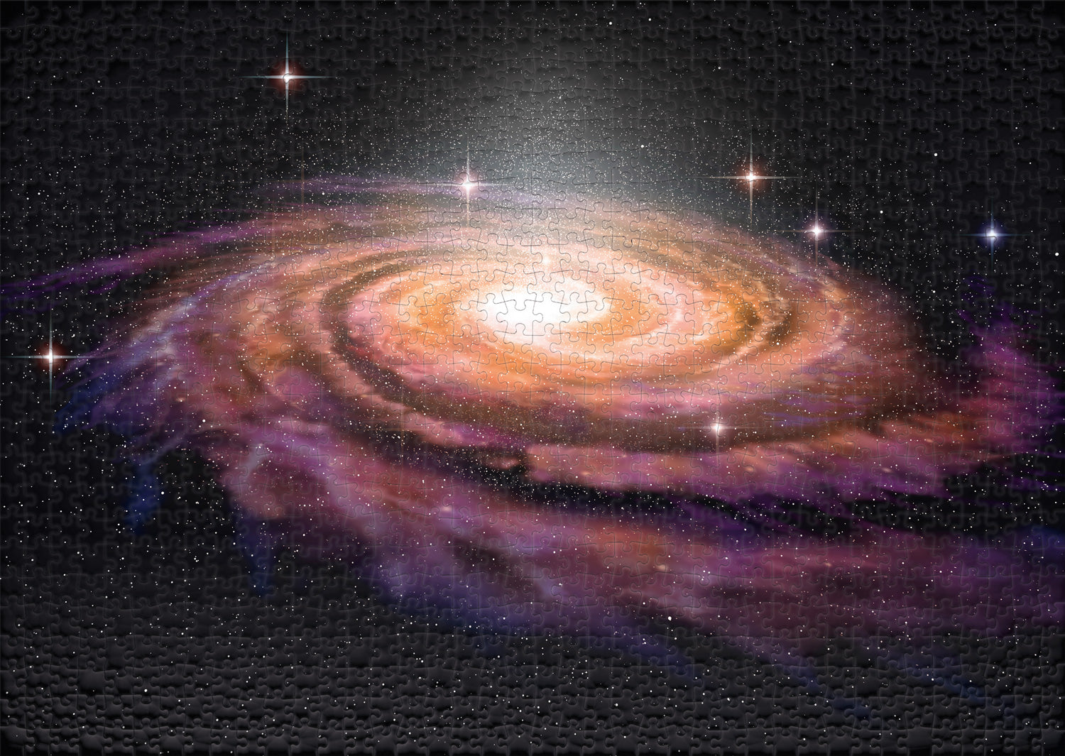 ulmer-puzzleschmiede-galaxie-puzzle-1000-teile-weltraum image 2