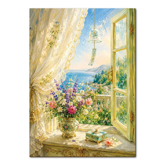 kaayee-garden-morning-light-puzzle-1000-teile-eco-white-board image 1