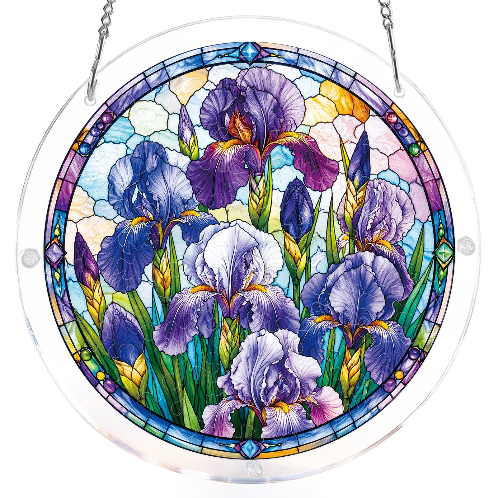 kaayee-suncatcher-puzzle-iris-morning-light-fensterbild-m-20-8-cm image 7