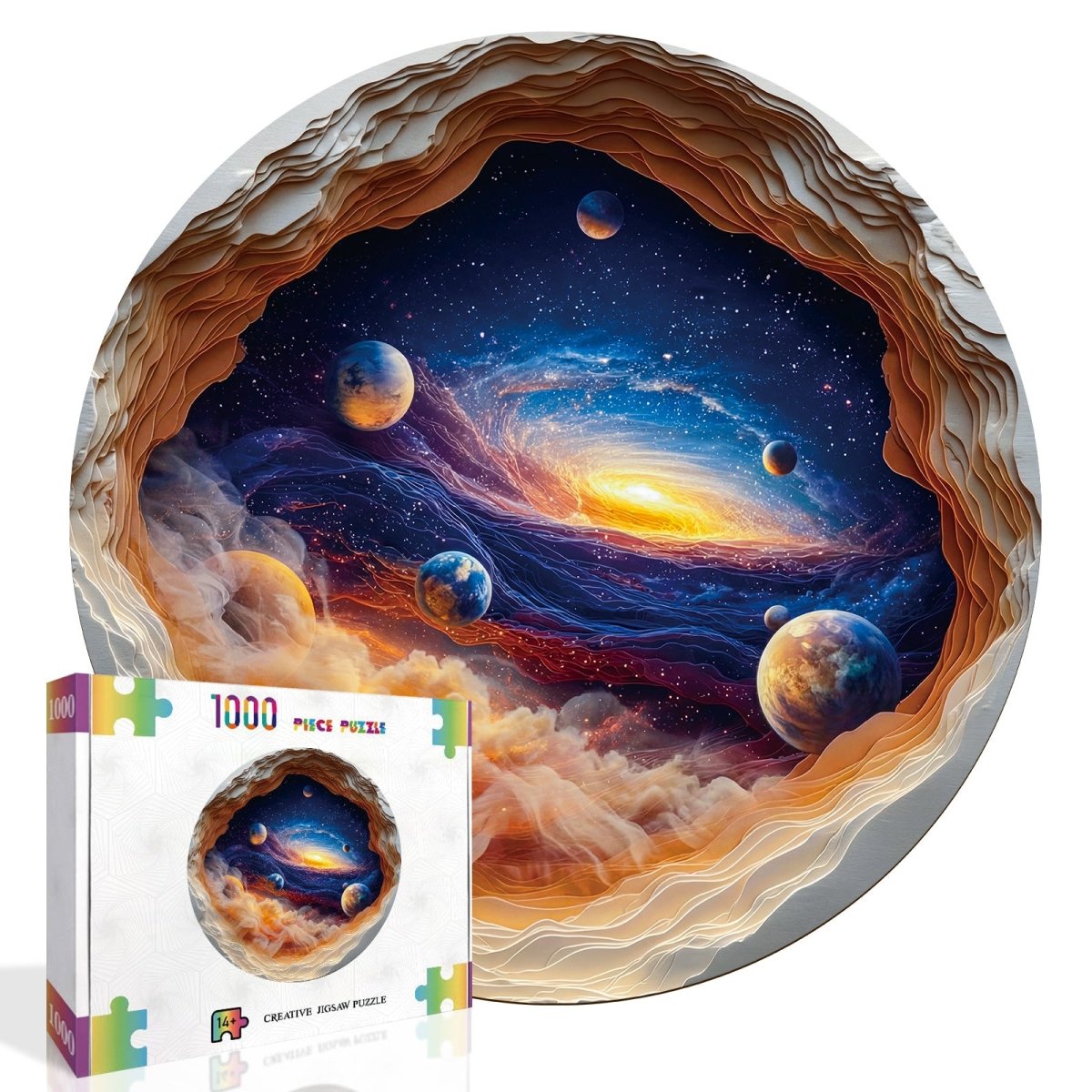 kaayee-cardboard-puzzle-stardust-layers-1000-teile-eco-white image 2