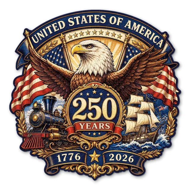 kaayee-liberty-eagle-holzpuzzle-250-teile-medium image 1