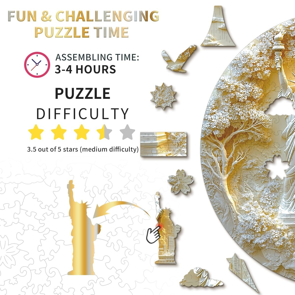 kaayee-statue-of-liberty-holzpuzzle-small-new-york image 4