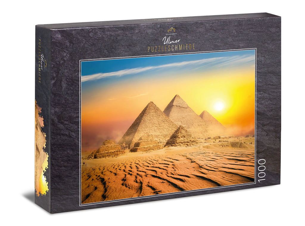 ulmer-puzzleschmiede-puzzle-1000-teile-land-der-pharaonen-pyramiden image 1