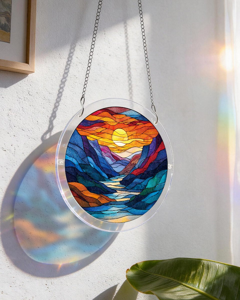 kaayee-suncatcher-moonlit-riverscape-fensterbild-large-acryl image 5