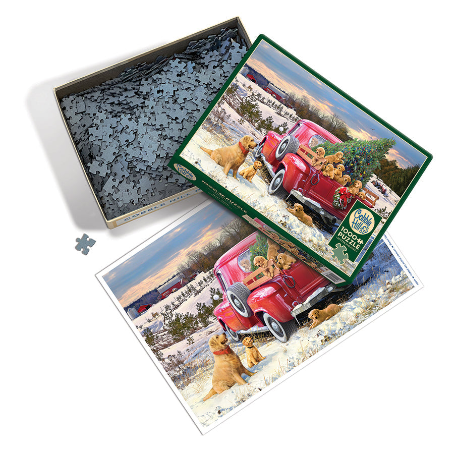 cobble-hill-1000-piece-family-outing-puzzle-winter-welpen image 3