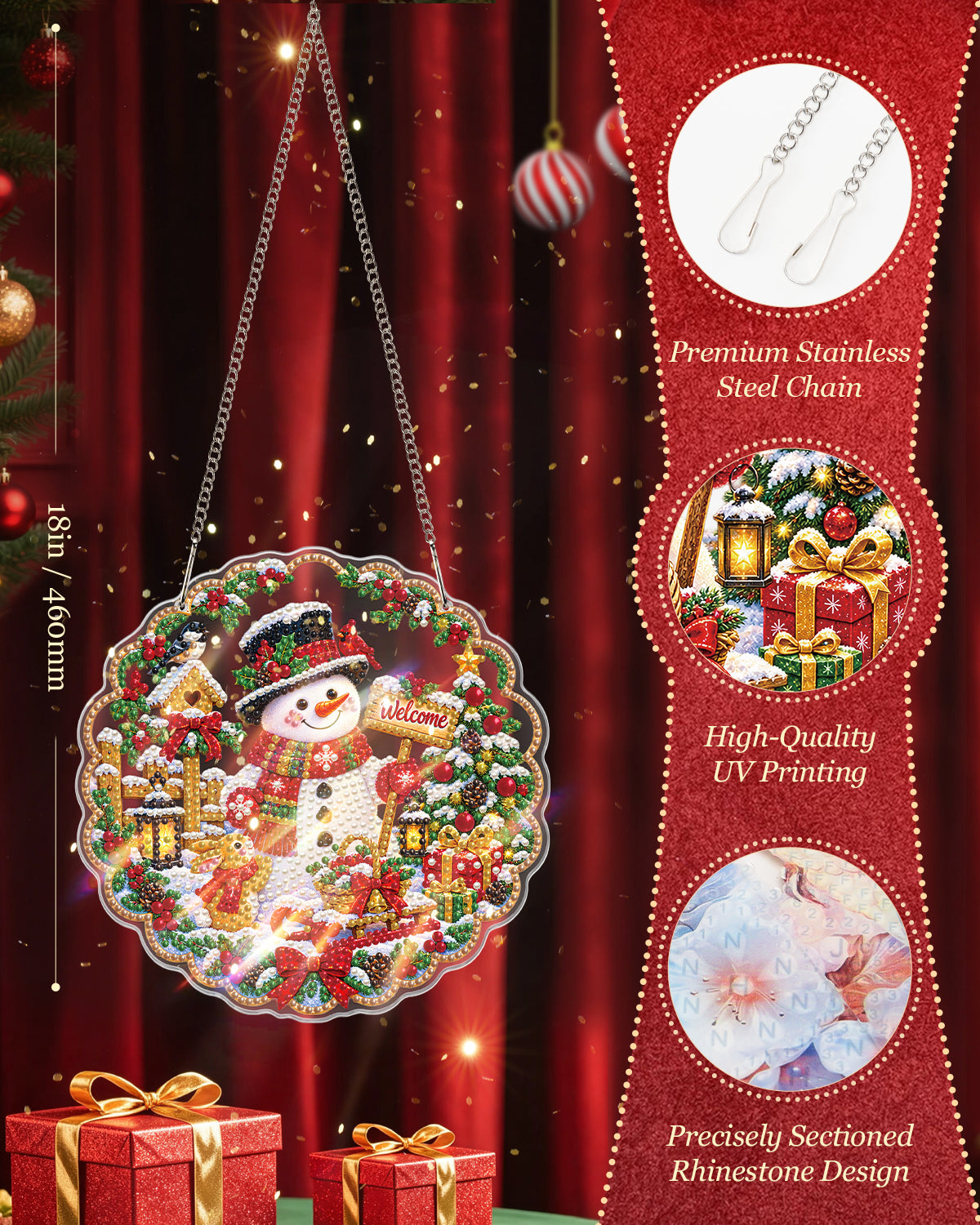 kaayee-suncatcher-puzzle-schneemann-dorf-bastelset-20-cm image 3